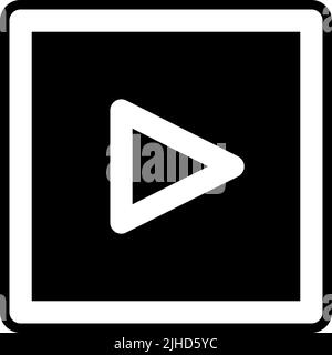 Video ui Video Player . Stock Vektor