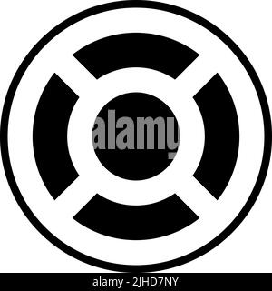 Grundlegende ui Rettungsring . Stock Vektor