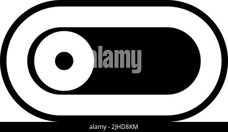 Einfacher ui-Schalter . Stock Vektor