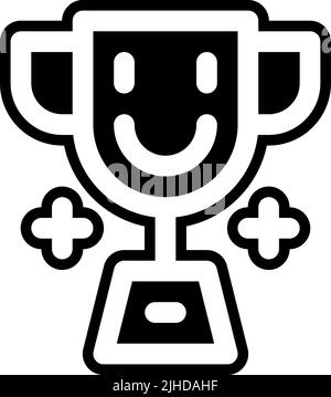 Freundschaftstrophäe . Stock Vektor