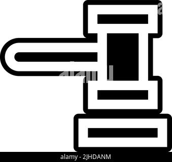 Auktion Wirtschaftskrise . Stock Vektor