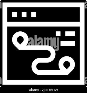 Laufstrecke . Stock Vektor