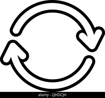 Benutzeroberfläche neu laden . Stock Vektor