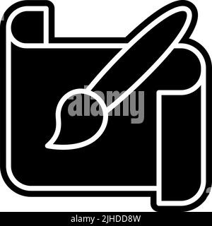 Künstlerische Arbeit . Stock Vektor