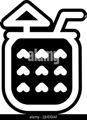 Getränke Pina Colada . Stock Vektor