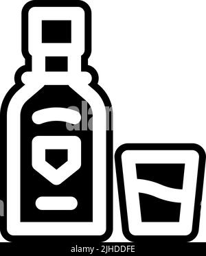 Getränke Wodka . Stock Vektor