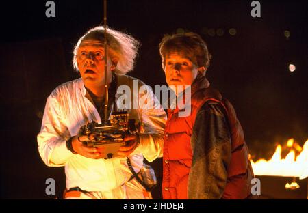 CHRISTOPHER LLOYD, Michael J., ZURÜCK IN DIE ZUKUNFT, 1985 Stockfoto