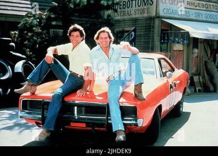 CHRISTOPHER MAYER, BYRON CHERRY, die Herzöge von Hazzard, 1982 Stockfoto