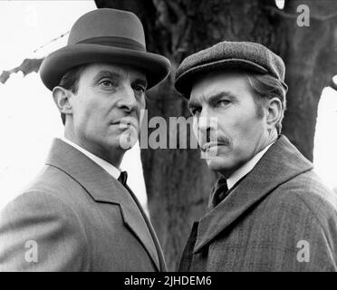 JEREMY BRETT, David Burke, SHERLOCK HOLMES, 1985 Stockfoto