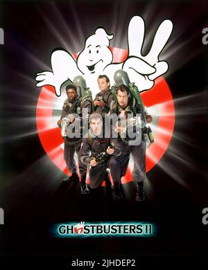 ERNIE HUDSON Harold Ramis Bill Murray, Dan Aykroyd, Plakat, Ghostbusters II, 1989 Stockfoto