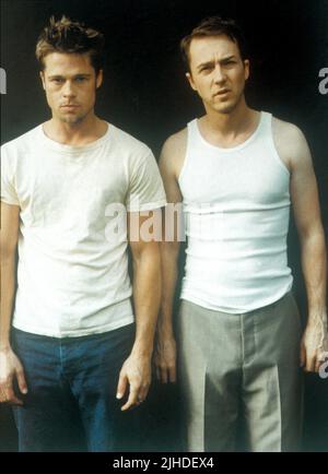 BRAD PITT, Edward Norton, FIGHT CLUB, 1999 Stockfoto