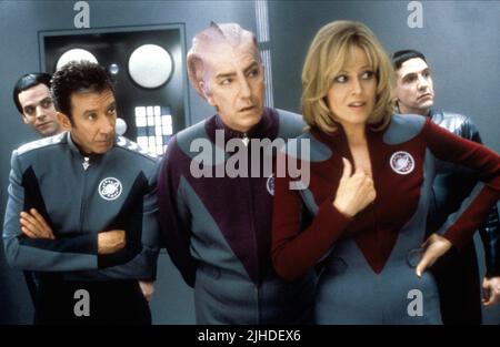 TIM ALLEN, Alan Rickman, Sigourney Weaver, PATRICK BREEN, GALAXY QUEST, 1999 Stockfoto