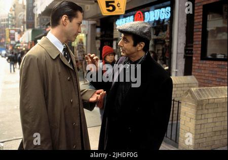 KEANU REEVES, Al Pacino, THE DEVIL'S ADVOCATE, 1997 Stockfoto