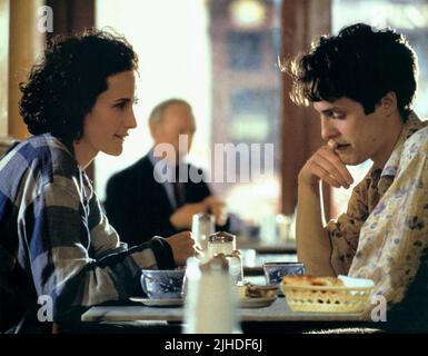 ANDIE MACDOWELL, Hugh Grant Vier Hochzeiten und ein Todesfall, 1994 Stockfoto