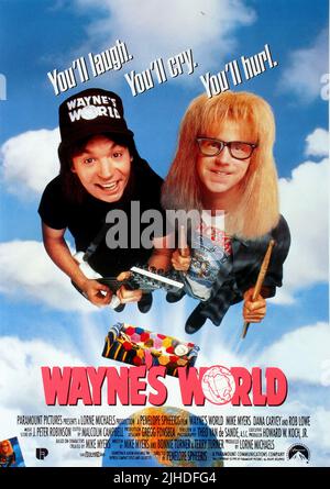 MIKE MYERS, Plakat, WAYNE'S WORLD, 1992 Stockfoto