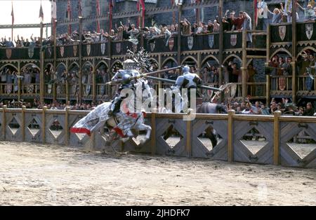 JOUSTING SZENE, Ritter aus Leidenschaft, 2001 Stockfoto