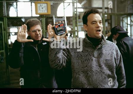 ROBERT ZEMECKIS, Tom Hanks, Cast Away, 2000 Stockfoto