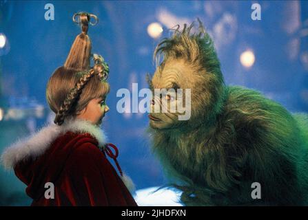 TAYLOR MOMSEN, JIM CARREY, Wie der Grinch Weihnachten gestohlen hat, 2000 Stockfoto