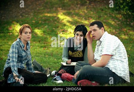 LINDSAY LOHAN, Lizzy Caplan, DANIEL FRANZESE, Mean Girls, 2004 Stockfoto