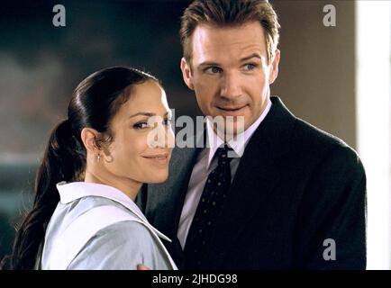 JENNIFER LOPEZ, Ralph Fiennes, MAID IN MANHATTAN, 2002 Stockfoto