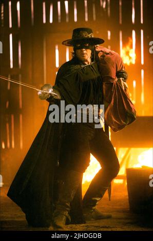 ANTONIO BANDERAS, DIE LEGENDE DES ZORRO, 2005 Stockfoto