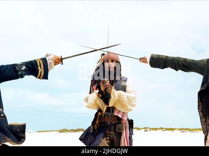 JOHNNY DEPP, PIRATEN DER KARIBISCHEN MEERE: Dead Man's Chest, 2006 Stockfoto
