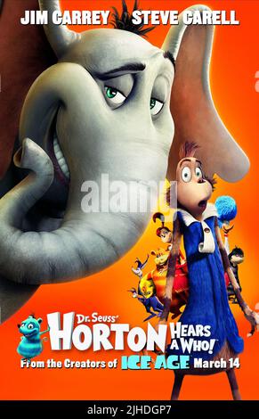 HORTON, DER BÜRGERMEISTER VON WER-VILLE POSTER, Horton hört ein Hu!, 2008 Stockfoto