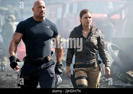 DWAYNE JOHNSON, Gina Carano, schnell und wütend 6, 2013 Stockfoto