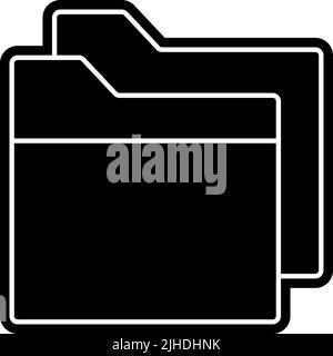 Computerordner . Stock Vektor