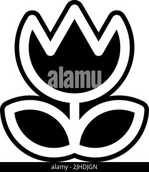 Kamera Schnittstelle Blume . Stock Vektor