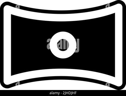 Kamera-Schnittstelle Panorama . Stock Vektor