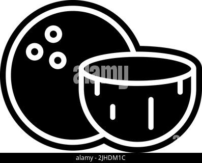 Holi Coconut . Stock Vektor