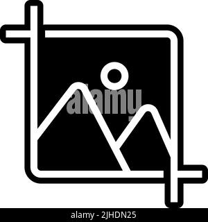 Foto Bearbeitung Bild . Stock Vektor