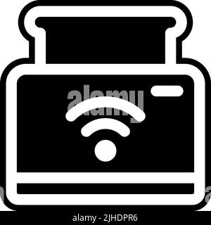 Smart Home Toaster. Stock Vektor