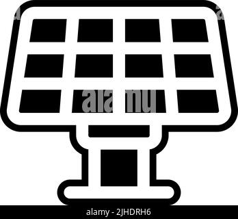 Smart Home Solarpanel . Stock Vektor