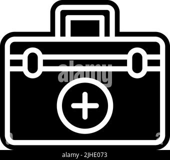 Erste-Hilfe-Set für Impfstoffe . Stock Vektor