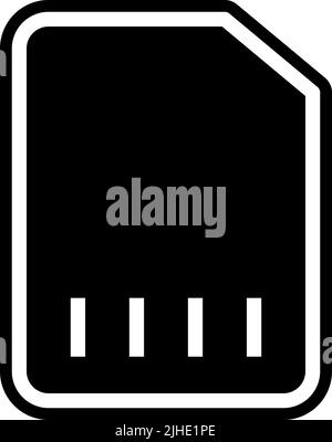 Benutzeroberfläche sd-Karte . Stock Vektor