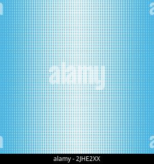 Halbtonpunkte blauer Hintergrund. Vektorgrafik Stock Vektor