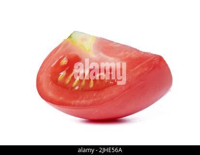 Tomaten auf weißem Hintergrund Stockfoto