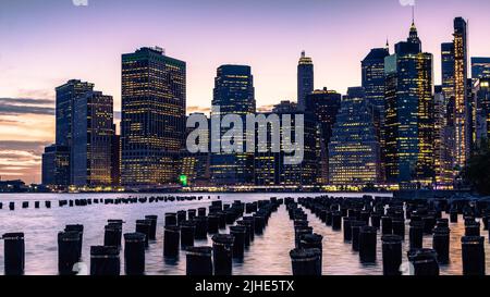 Populair Lower manhattan schoss Stockfoto