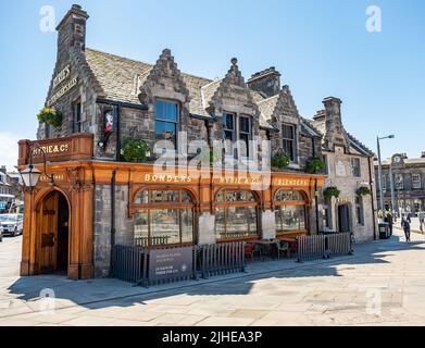 Edinburgh, Schottland, Großbritannien – 20 2022. Juni. Das Äußere der Ryrie's Bar, einem traditionellen Pub im Haymarket-Viertel von Edinburgh, Schottlands Hauptstadt Stockfoto