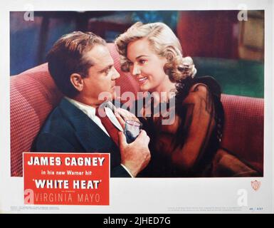 JAMES CAGNEY und VIRGINIA MAYO in WHITE HEAT 1949 Regisseur RAOUL WALSH Drehbuch Ivan Goff und Ben Roberts vorgeschlagen durch die Geschichte von Virginia Kellogg Musik Max Steiner Warner Bros. Stockfoto