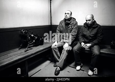 Présumé Coupable Jahr : 2011 Belgien / Frankreich Regie : Vincent Garenq Vincent Garenq, Philippe Torreton Photo de Shooting picture Stockfoto