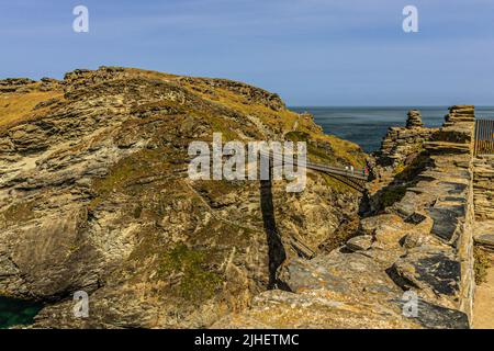 Tintagel Castle, Cornwall, UK Stockfoto