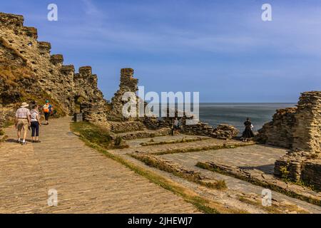 Tintagel Castle, Cornwall, UK Stockfoto