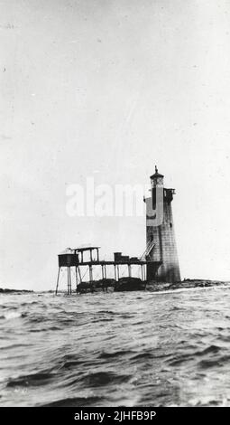 Maine - Ram Island Ledge. Ram Island Ledge, Maine. Stockfoto