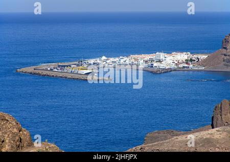 Puerto de las Nieves an der Westkueste von Gran Canaria, Kanarischen Inseln, Spanien, Europa | Puerto de las Nieves an der Westküste des Kanarischen Archipel, Stockfoto