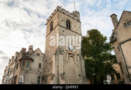 Blick auf die St. Mary Magdalena Kirche in Oxford, Großbritannien Stockfoto