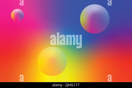 Gradient Hintergrund Wallpapar Abstract Art Design Stock Vektor