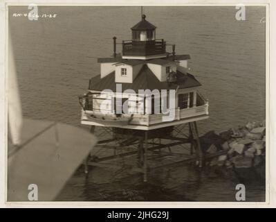 Maryland – Thomas Point Shoal. Thomas Point Shoal Light Station, Maryland. Stockfoto